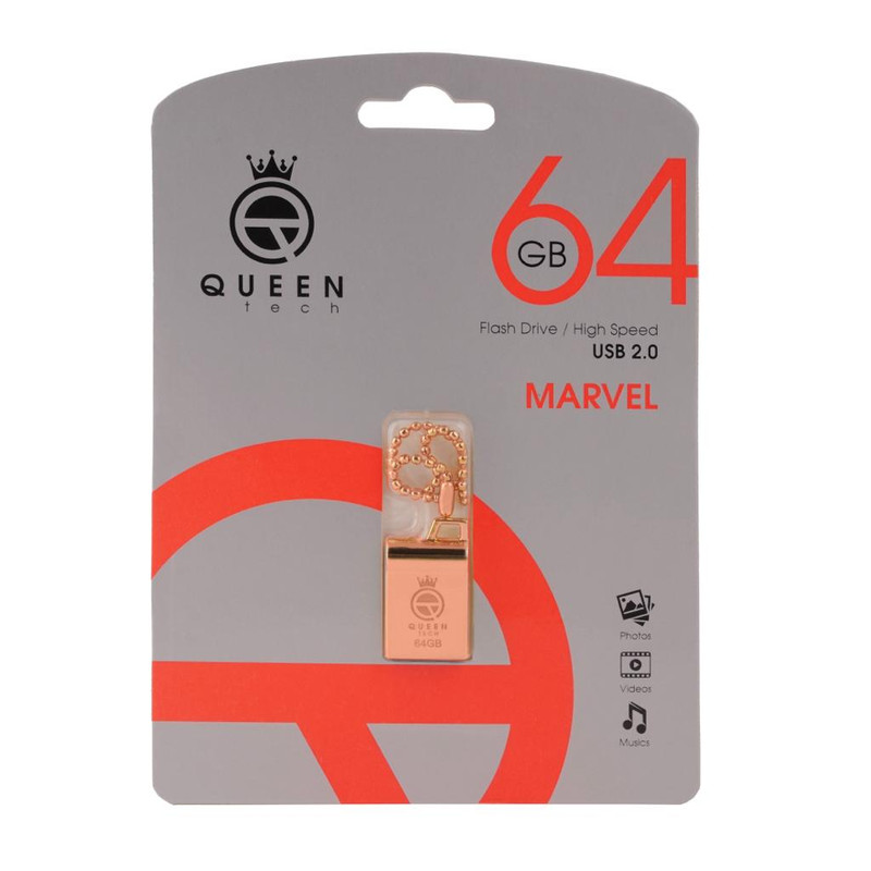 فلش مموری کوئین تک مدل MARVEL ROSE ظرفیت 64 گیگابایت