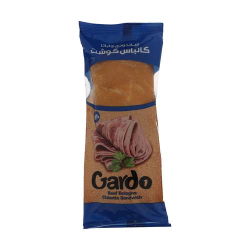 ساندويچ چاباتا کالباس گوشت 60 درصد گاردو - 240 گرم
