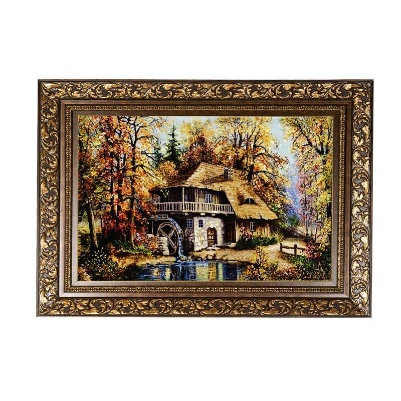 تابلو فرش دستباف طرح آسیاب مدل 96