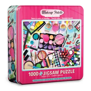 پازل 1000 تکه یوروگرافیکس پازلز مدل  جعبه فلزي Makeup Palette Tin كد 5641-8051