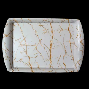 سینی مدل Marble طرح gold