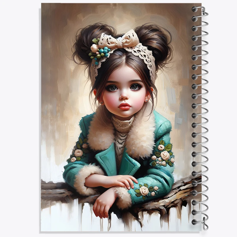 دفتر لیست خرید 50 برگ خندالو طرح دخترانه کد F5517