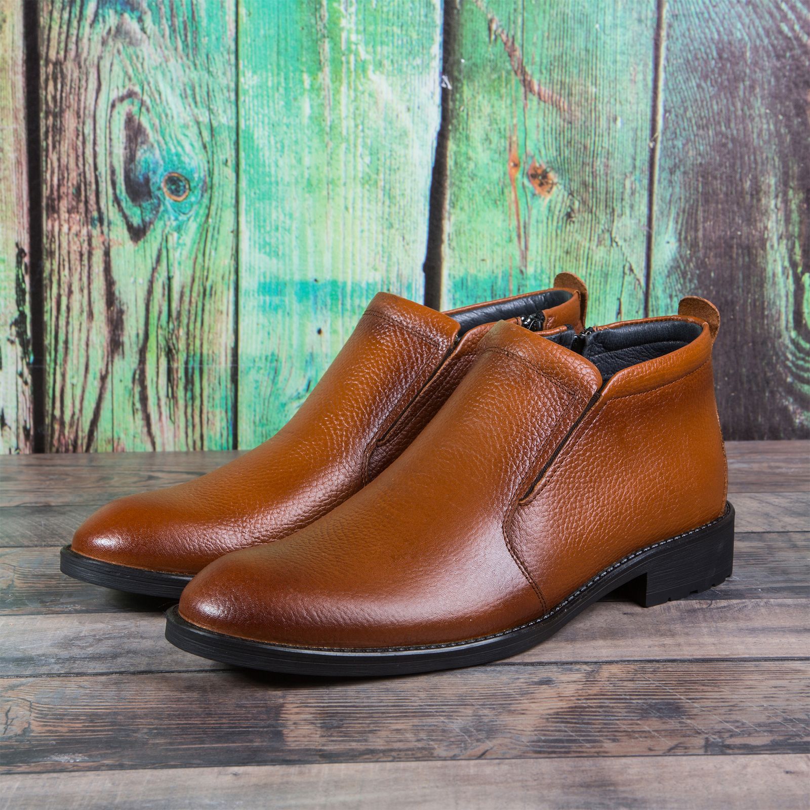 نیم بوت مردانه کفش مسعود تبریز مدل آیهان کد 03 -  - 5