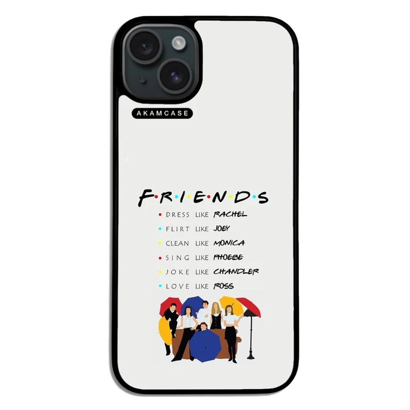 کاور آکام مدل AMCWA15PLUS-FRIENDS7 مناسب برای گوشی موبایل اپل iPhone 15 Plus