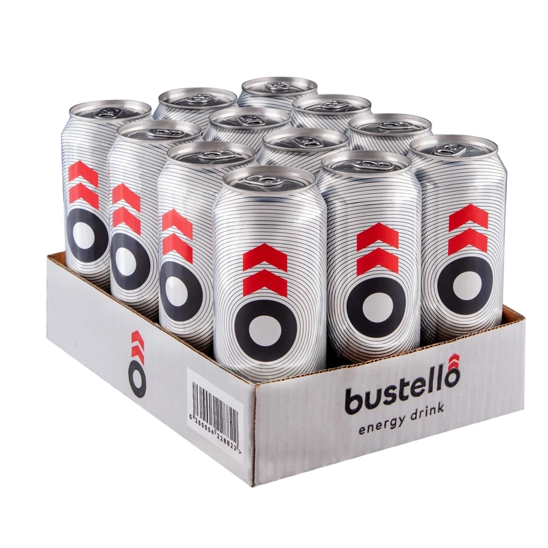 نوشیدنی انرژی زا باستلو - 500 میلی لیتر بسته 12 عددی
