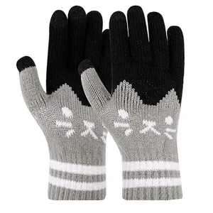 دستکش بافتنی زنانه مدل memo-4