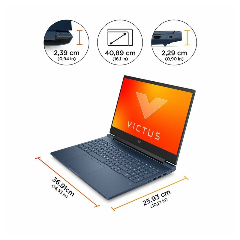 لپ تاپ 16.1 اینچی اچ پی مدل VICTUS 16 Gaming R0050-i7 13700H 64GB 2SSD RTX4050 لپ تاپ 16.1 اینچی اچ پی مدل VICTUS 16 Gaming R0050-i7 13700H 64GB 2SSD RTX4050