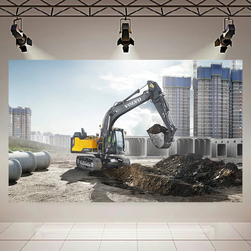 تابلو بوم طرح بیل مکانیکی مدل Volvo کد AR1020