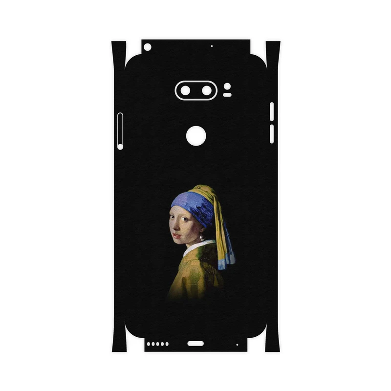 برچسب پوششی ماهوت مدل Girl with a Pearl Earring of Vermeer-FullSkin مناسب برای گوشی موبایل ال جی V30