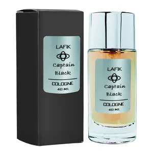 ادو پرفیوم مردانه لافیک مدل Captain Black با رایحه گرم و شیرین حجم 40 میلی لیتر