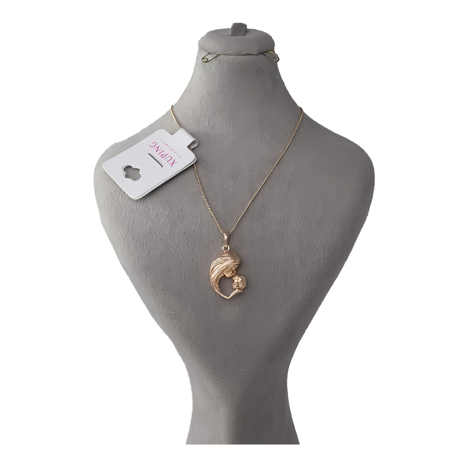 گردنبند زنانه ژوپینگ طرح مادر و فرزند کد 01 -  - 3