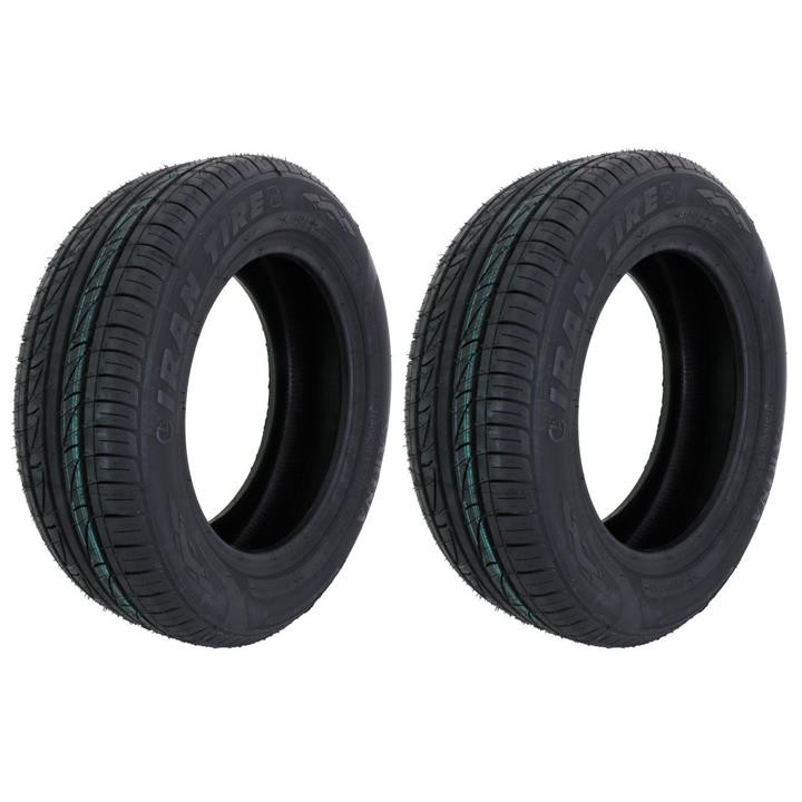 لاستیک خودرو سواری سایز 175/60R13 ایران تایر مدل Sarina با تکنولوژی رادیال، تایر تیوبلس، مناسب چهار فصل، چسبندگی و مصرف سوخت در کلاس A، بسته دو حلقه‌ای مناسب انواع پراید