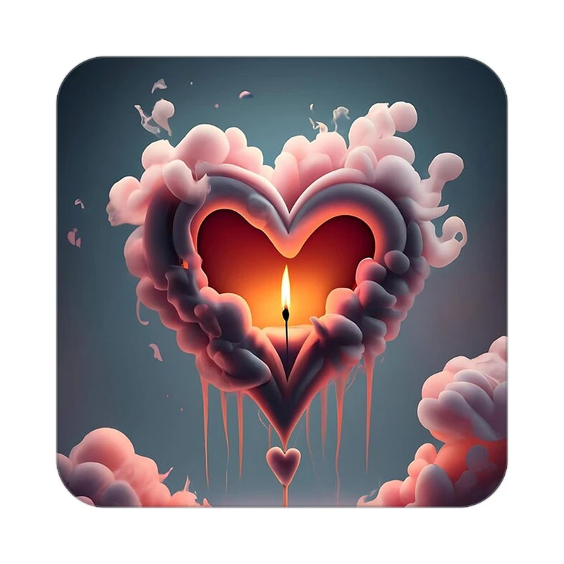 زیر لیوانی کاکتی مدل عاشقانه کد mp11849