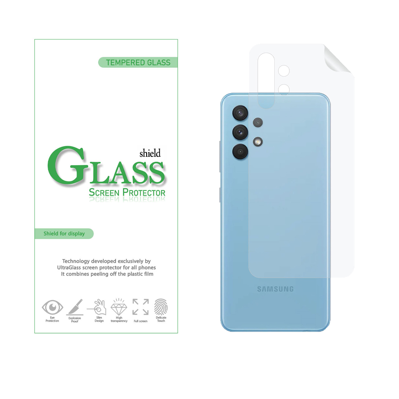 محافظ پشت گوشی نانو شیلد گلس مدل TPUB مناسب برای گوشی موبایل سامسونگ Galaxy A13 4G