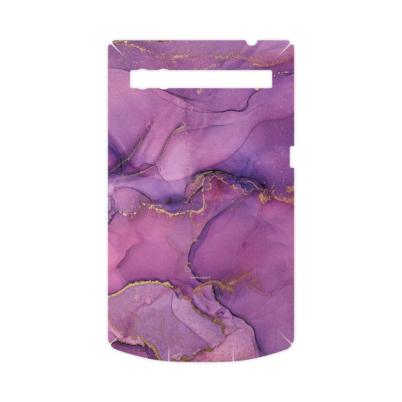 برچسب پوششی ماهوت مدل Purple Marble-FullSkin مناسب برای گوشی موبایل بلک بری P9983