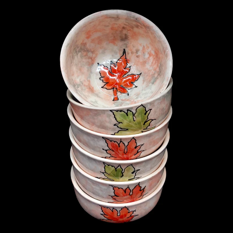 پیاله مدل ترش پاییزی بسته 6 عددی