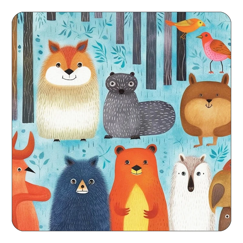 مگنت کاکتی طرح حیوانات رنگی مدل mp25882