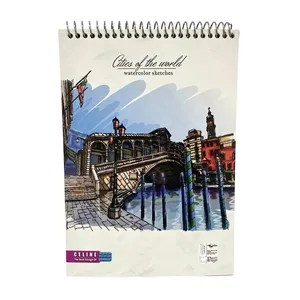 دفتر طراحی 40 برگ سلین طرح پل کد A5