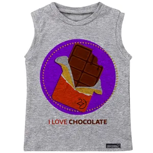 تاپ دخترانه 27 مدل I Love Chocolate کد MH43