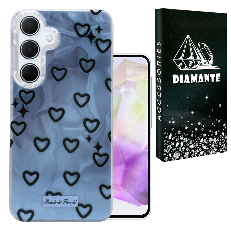 کاور دیامانته مدل Ghalbi Bk مناسب برای گوشی موبایل سامسونگ Galaxy A55