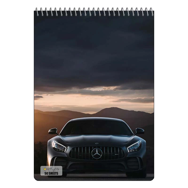 دفتر نقاشی 50 برگ سیمی کارنیکا طرح مرسدس‑بنز ا ام جی Mercedes‑Benz AMG کد 64612
