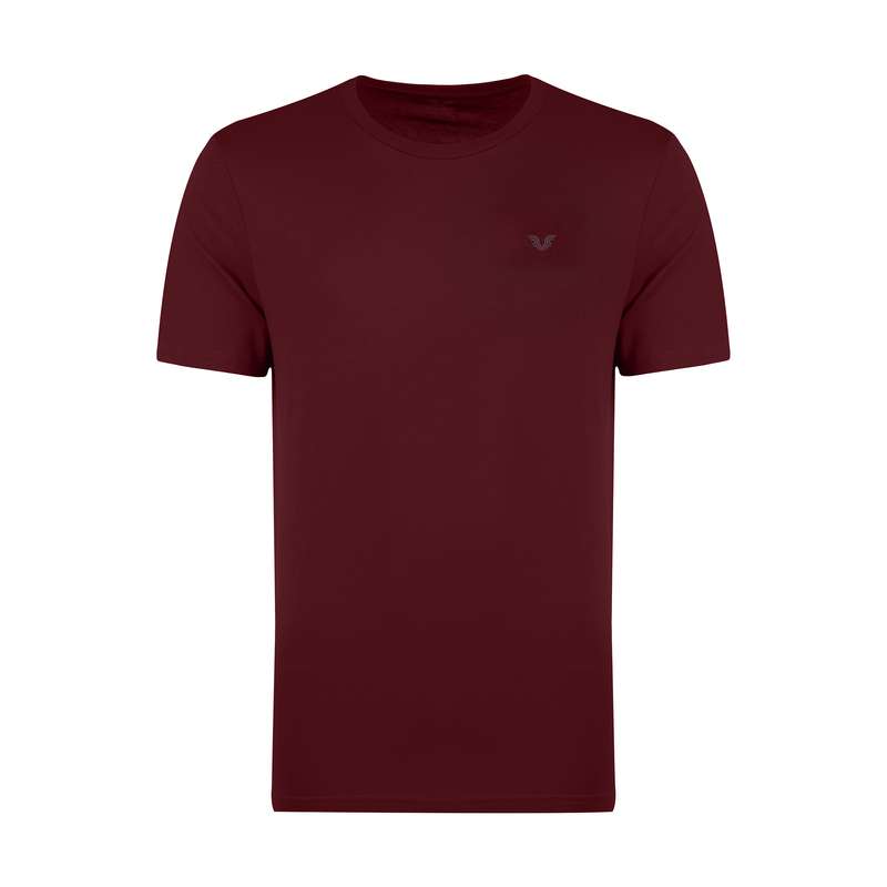 تیشرت آستین کوتاه ورزشی مردانه بیلسی کد 8766 رنگ زرشکی