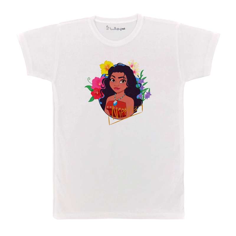 تی شرت بچگانه پرمانه طرح moana کد pmt.2620