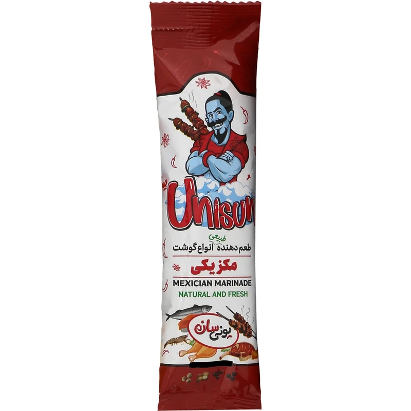 طعم دهنده جوجه کباب مکزیکی یونی سان - 50 گرم