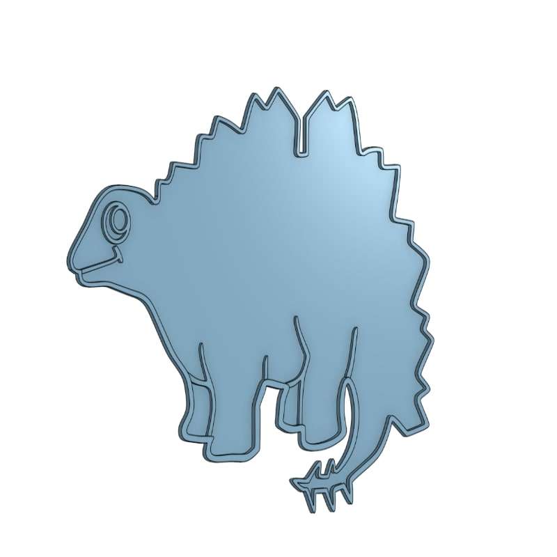 قالب شیرینی مدل Stegosaurus