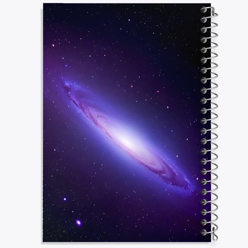 دفتر مشق 50 برگ خندالو طرح کهکشان (galaxy) کد F7277