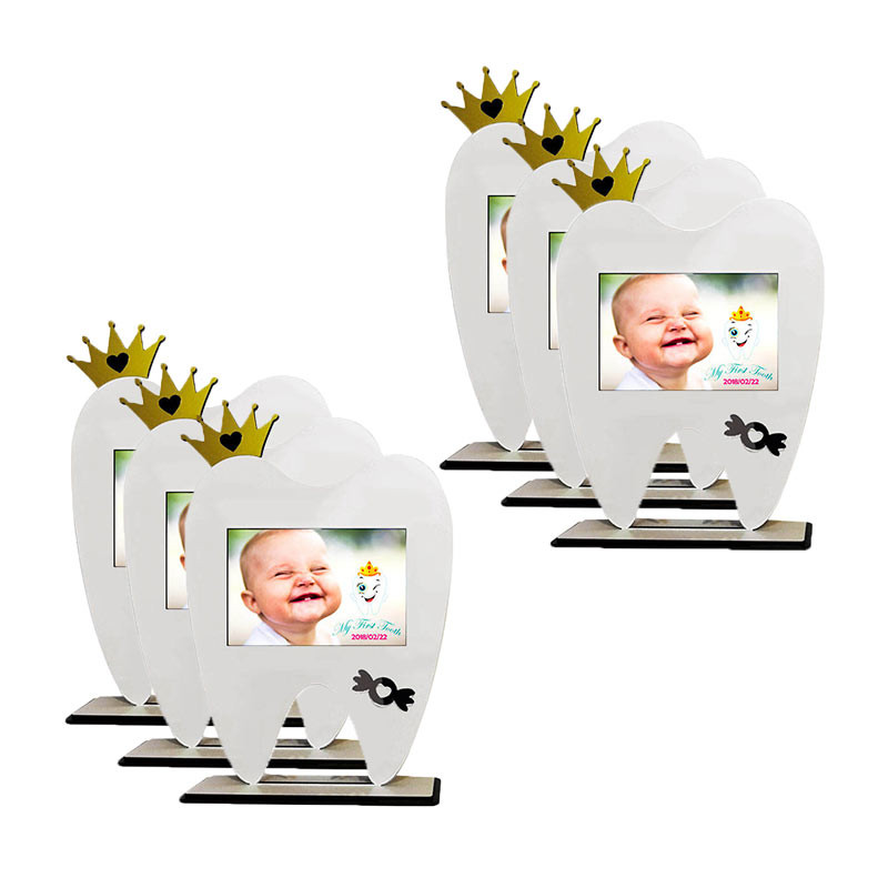 گیفت نوزادی طرح دندونی مدل MKids05A بسته 6 عددی
