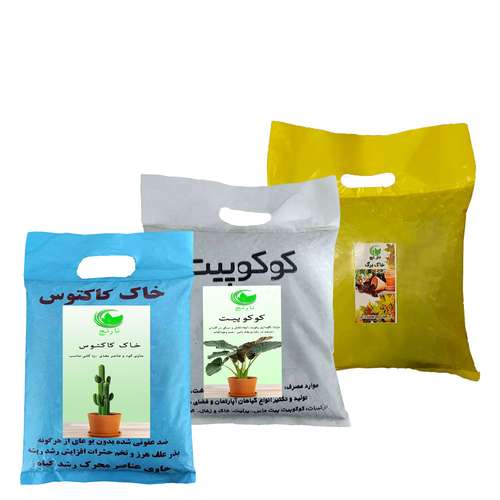 خاک برگ و کوکوپیت و کاکتوس نارنج کد 1 وزن 6 کیلوگرم