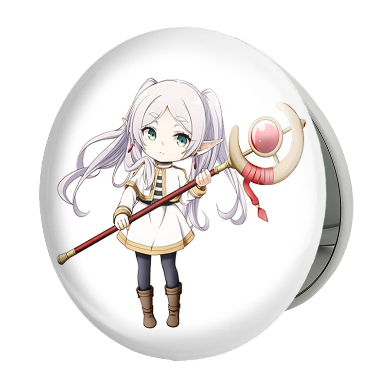 آینه جیبی خندالو طرح انیمه فریرن (Frieren) مدل تاشو کد 33911