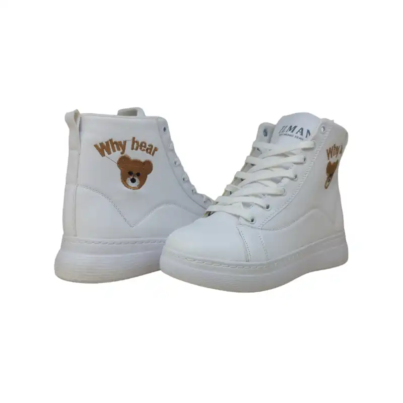 نیم بوت زنانه مدل خـــــــرسی فوم رنگ سفید