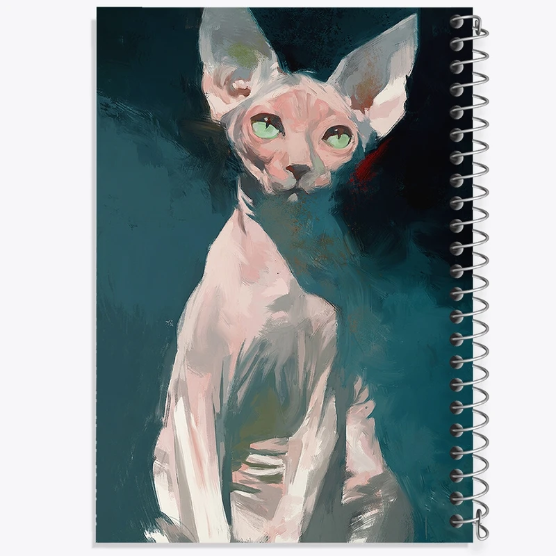 دفتر لیست خرید 50 برگ خندالو طرح گربه (Cat) کد F980