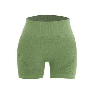 شلوارک ورزشی زنانه مدل سیملس پشت چین دار کد 1002