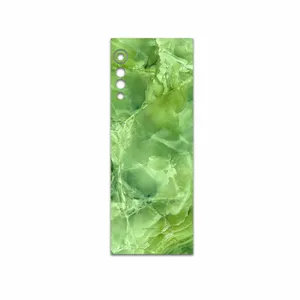 MAHOOT Green-Crystal-Marble Cover Sticker for LG Velvet 5G