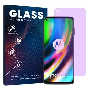 Glass Eye Care model anti purple Screen Protector Suitable for Motorola Moto G9 Plus Mobile Phone