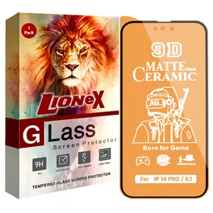  Lionex CMT14 Ceramics Matte Glass Screen Protector For Apple iPhone 14 Pro