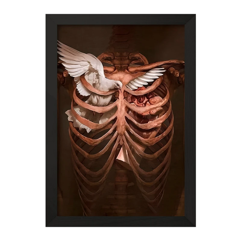 تابلو خندالو مدل حبس در سینه کد F10704