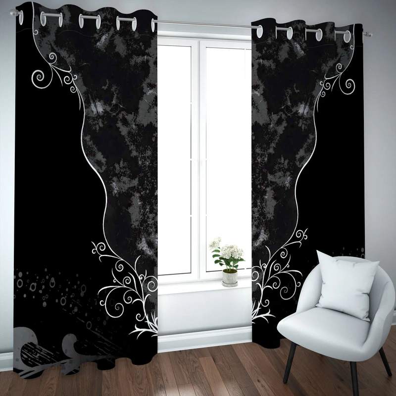 پرده مدل چاپی هازان سایز 300×150 سانتی متر 