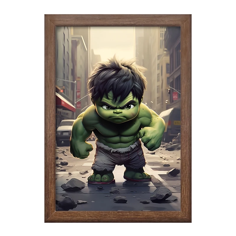 تابلو خندالو طرح هالک مارول (Marvel) کد F4393