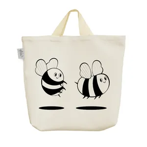 ساک خرید خندالو مدل زنبور Bee کد 3558