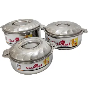 ظرف نگهدارنده غذا نشنال مدل HotPot-M مجموعه 3 عددی