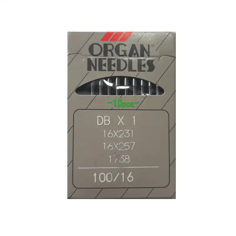 سوزن چرخ خیاطی ارگان طرح دی بی کد 16 بسته 10 عددی