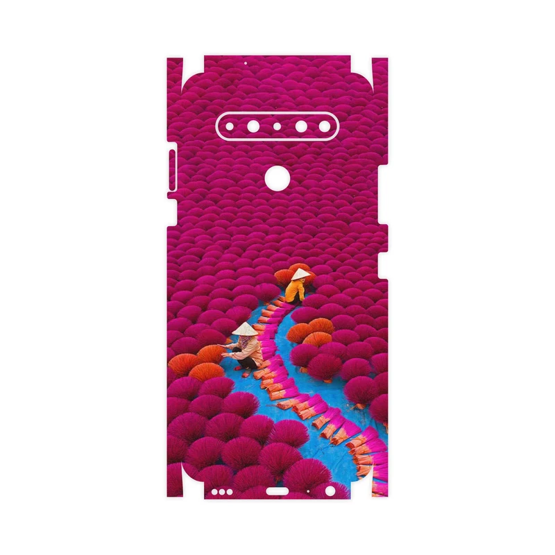 برچسب پوششی ماهوت مدل Vietnam Incense Wood Farms-FullSkin مناسب برای گوشی موبایل ال جی K61