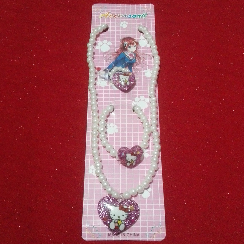 نیم ست دخترانه مدل مروارید کشی طرح کیتی قلبی کد 200 نیم ست دخترانه مدل مروارید کشی طرح کیتی قلبی کد 200