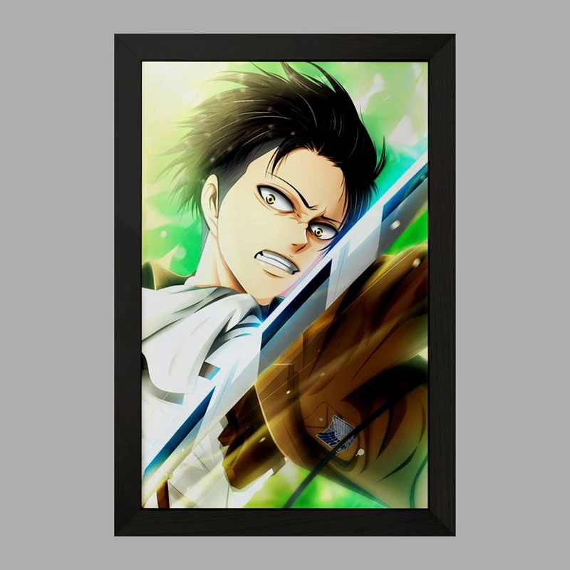 تابلو خندالو مدل لیوای آکرمن انیمه اتک آن تایتان Attack on Titan  کد 11035