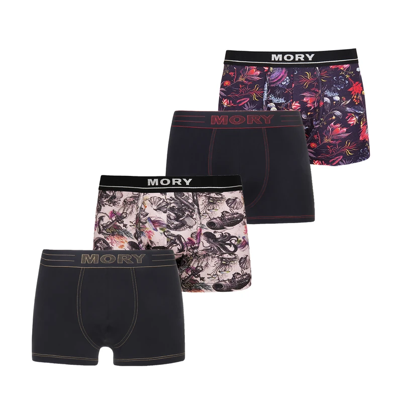 شورت ترانک مردانه موری مدل 046 بسته 4 عددی