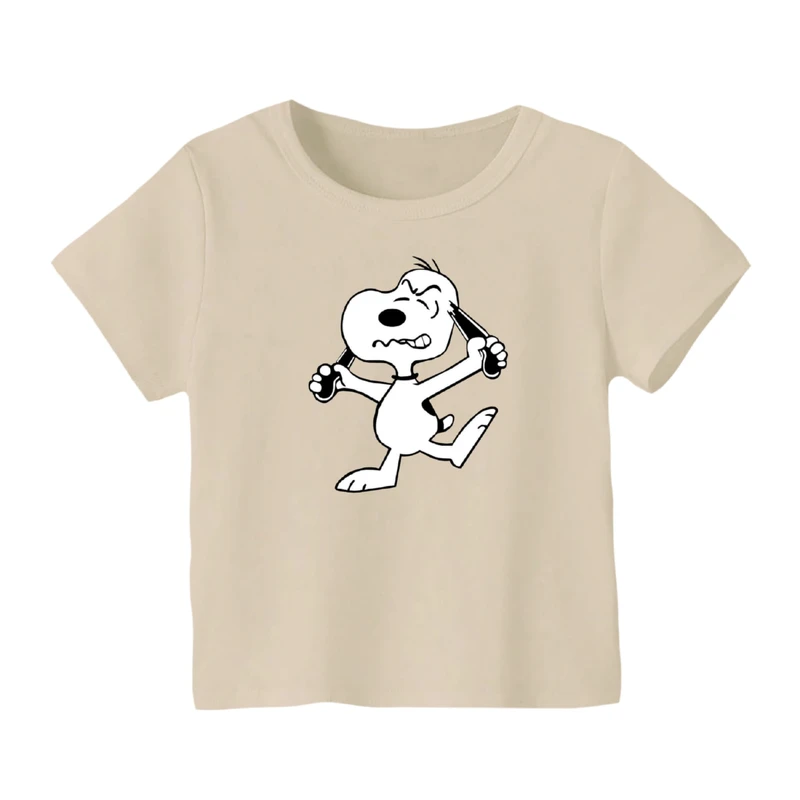 تی شرت آستین کوتاه بچگانه مدل اسنوپی کد ۱۶